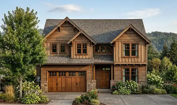 Craftsman house plans 44-465 - front exterior, 2,685 sq ft, 4 bed, 2 bath house plans | Monster House Plans