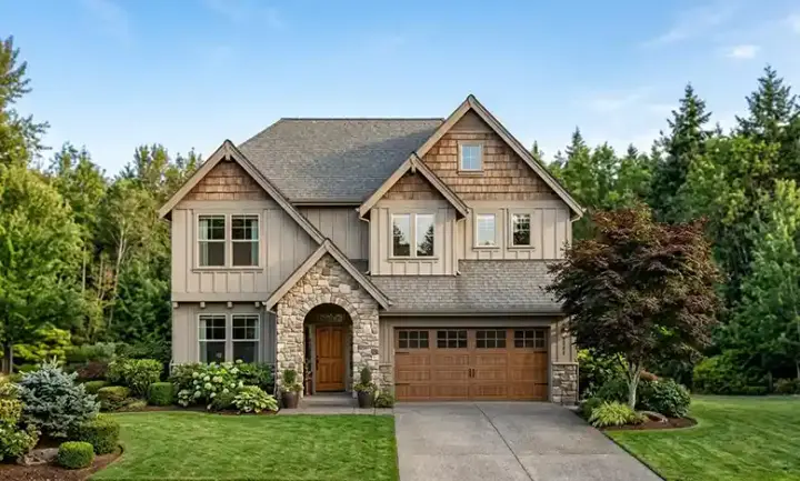 Craftsman house plans 44-467 - front exterior, 2,852 sq ft, 5 bed, 3 bath house plans | Monster House Plans