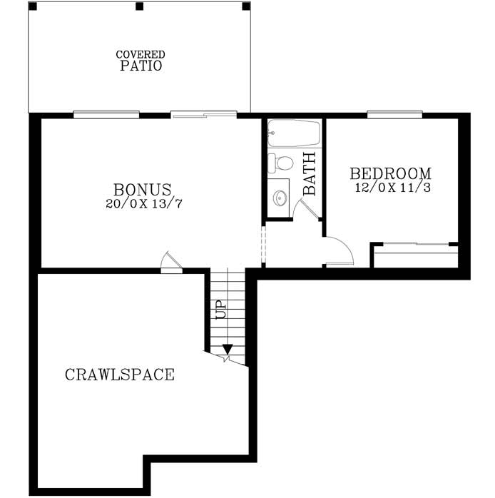 Lower Floor Plan: 44-467