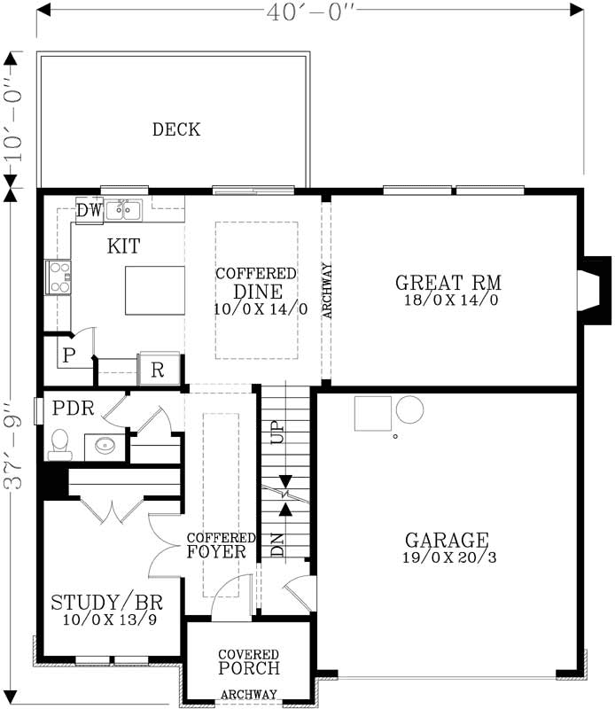 Main Floor Plan: 44-467