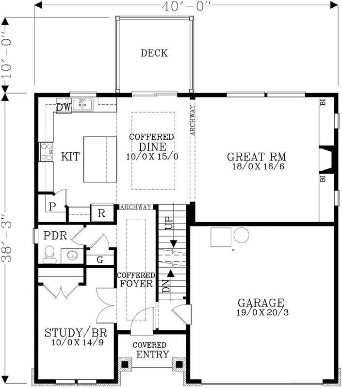 Main Floor Plan: 44-468