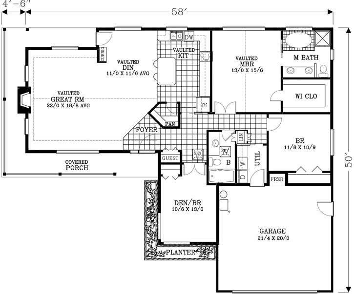 Main Floor Plan: 44-469