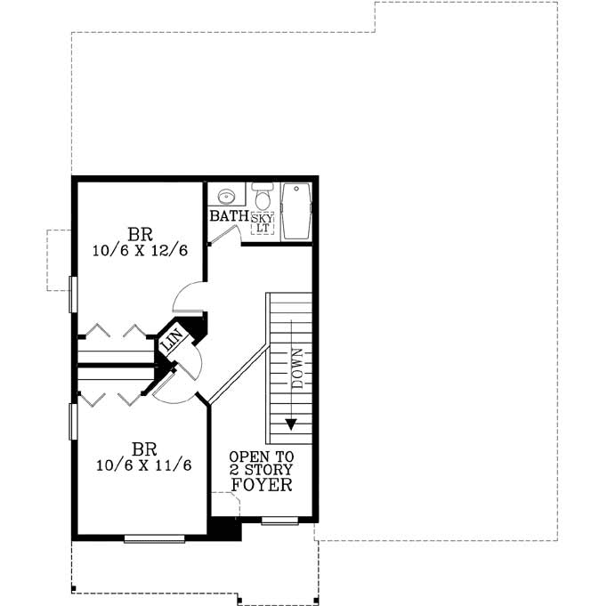 Upper/Second Floor Plan: 44-471