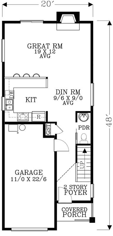 Main Floor Plan: 44-476