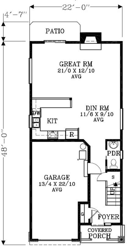 Main Floor Plan: 44-477
