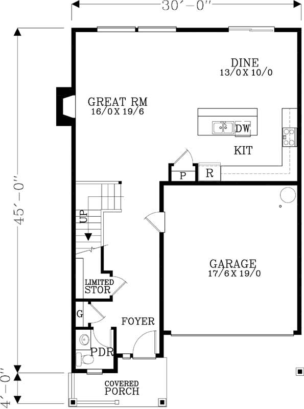 Main Floor Plan: 44-478