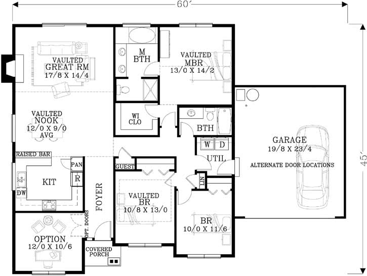 Main Floor Plan: 44-480