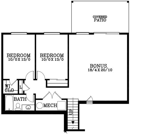 Lower Floor Plan: 44-481