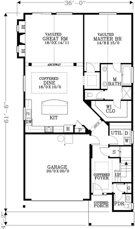Main Floor Plan: 44-483