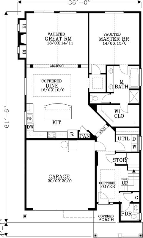 Main Floor Plan: 44-484