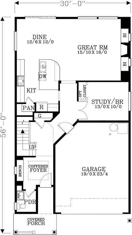 Main Floor Plan: 44-486