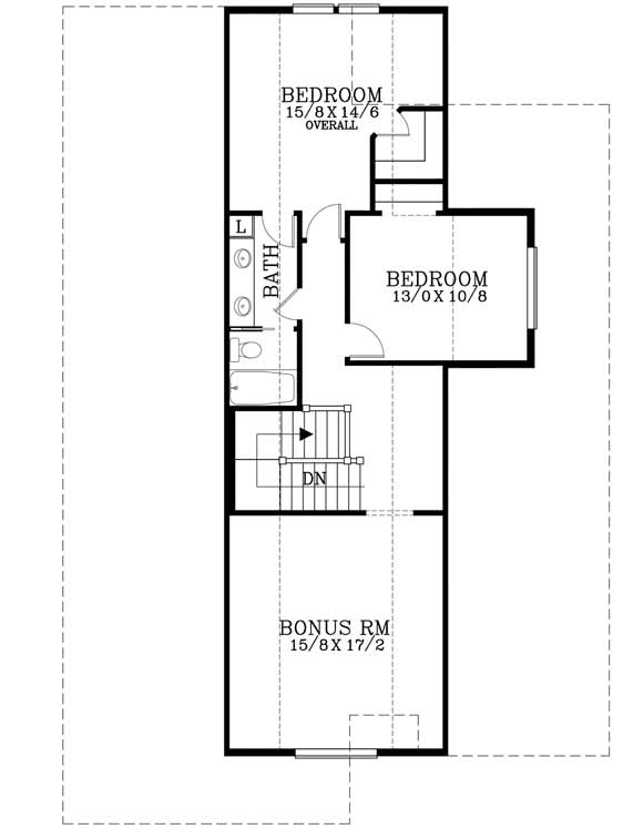 Upper/Second Floor Plan: 44-490