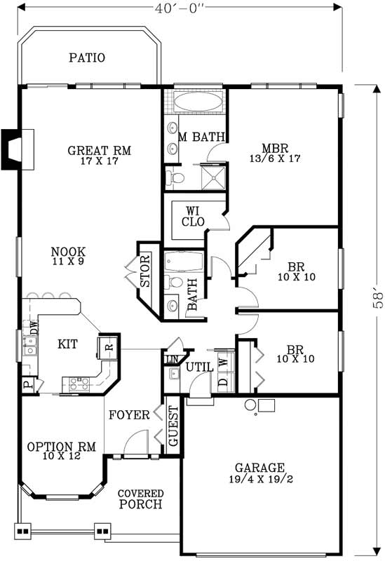 Main Floor Plan: 44-492