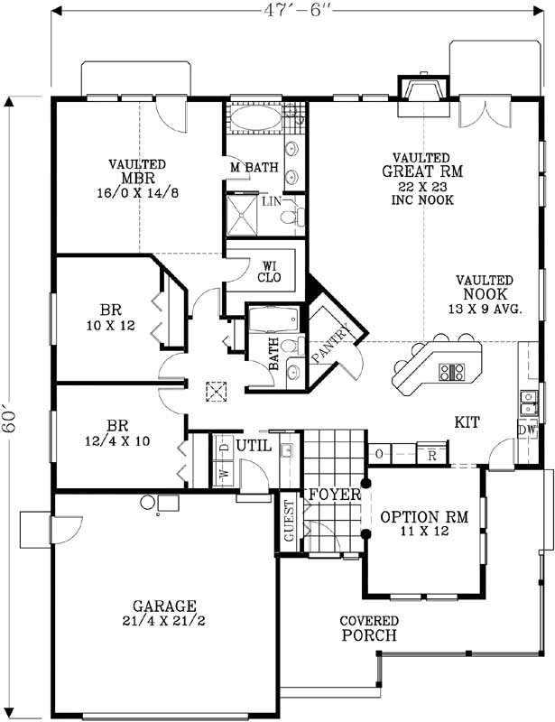 Main Floor Plan: 44-493