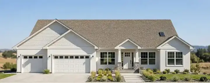 Craftsman house plans 44-499 - front exterior, 1,842 sq ft, 3 bed, 2 bath house plans | Monster House Plans