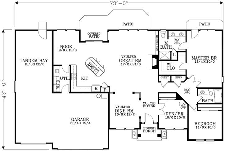 Main Floor Plan: 44-499
