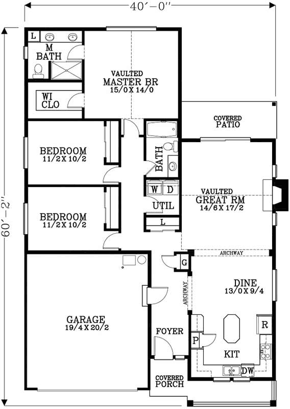 Main Floor Plan: 44-505