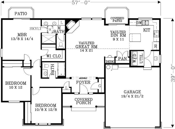 Main Floor Plan: 44-510