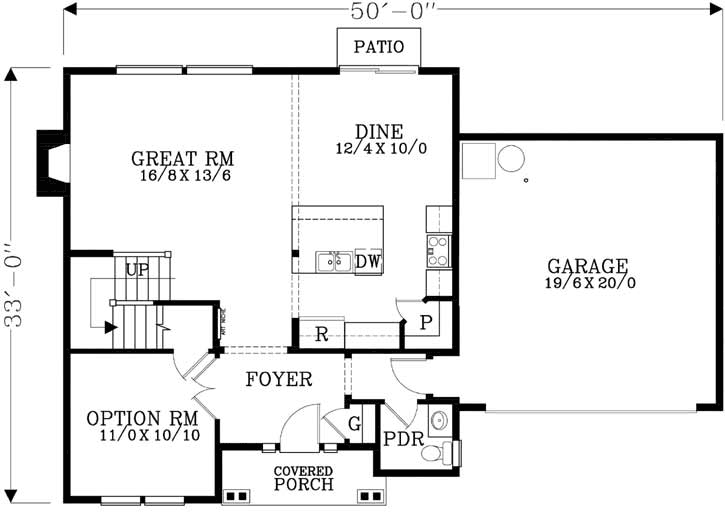 Main Floor Plan: 44-512
