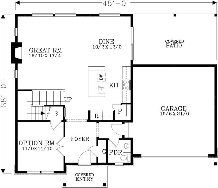 Main Floor Plan: 44-513