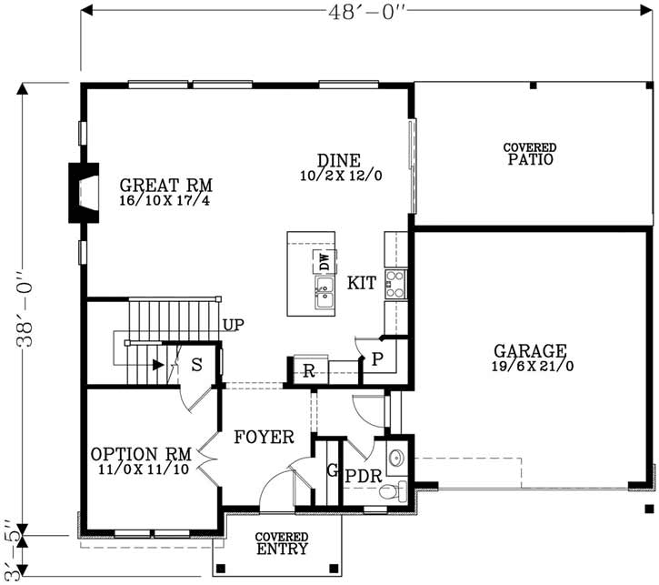 Main Floor Plan: 44-514