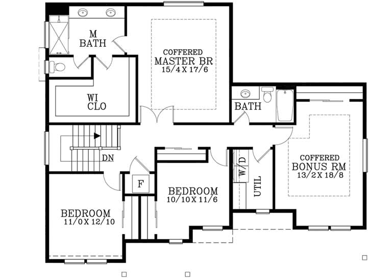 Upper/Second Floor Plan: 44-514