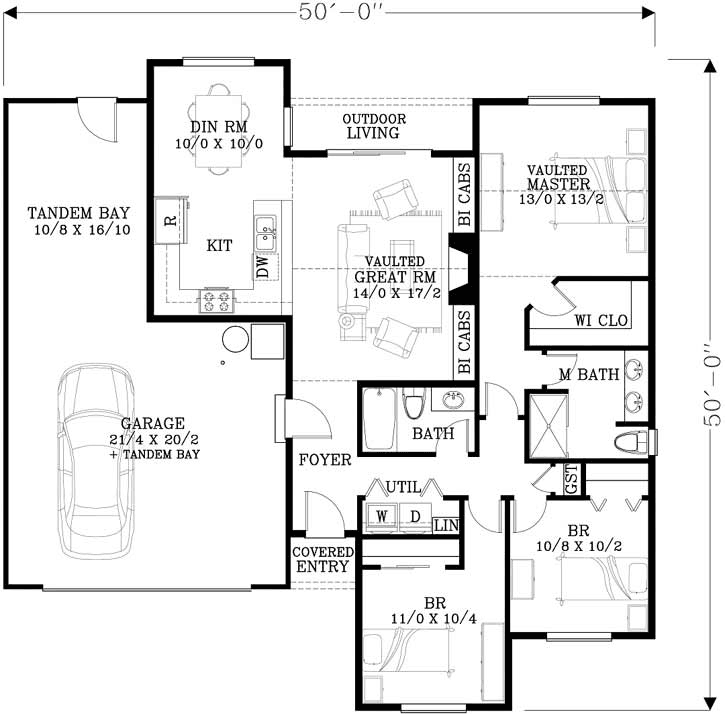 Main Floor Plan: 44-515