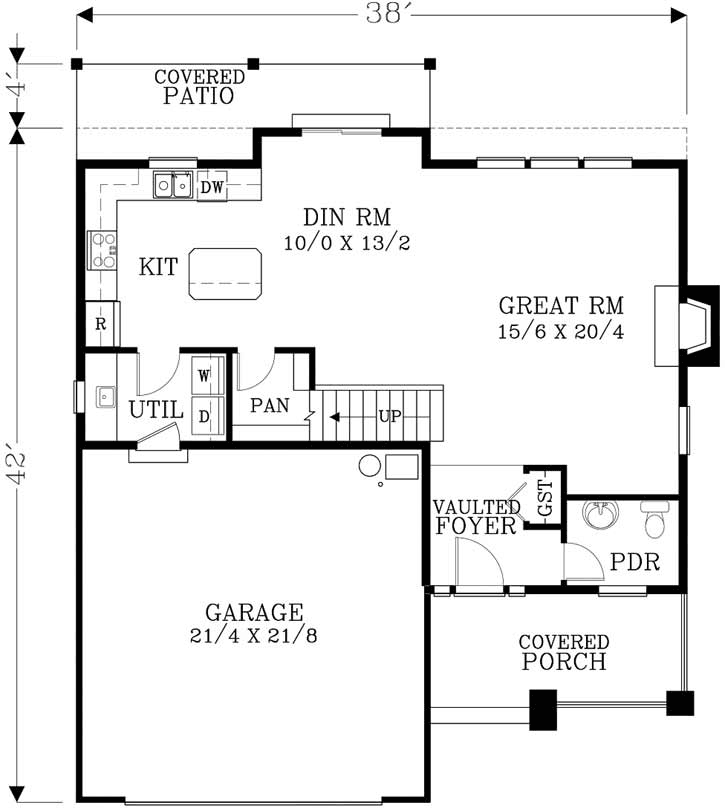 Main Floor Plan: 44-516