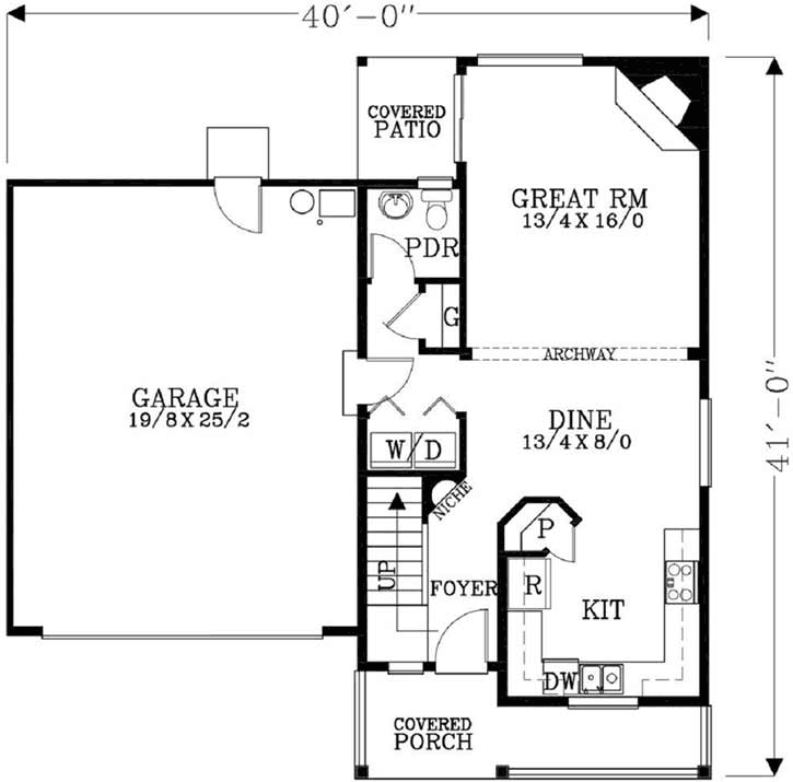 Main Floor Plan: 44-518