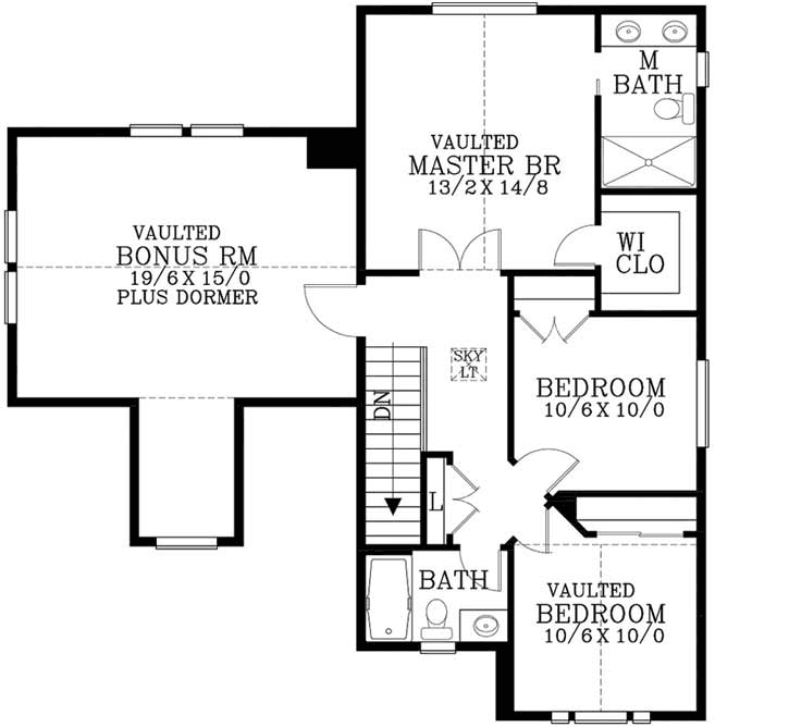 Upper/Second Floor Plan: 44-518