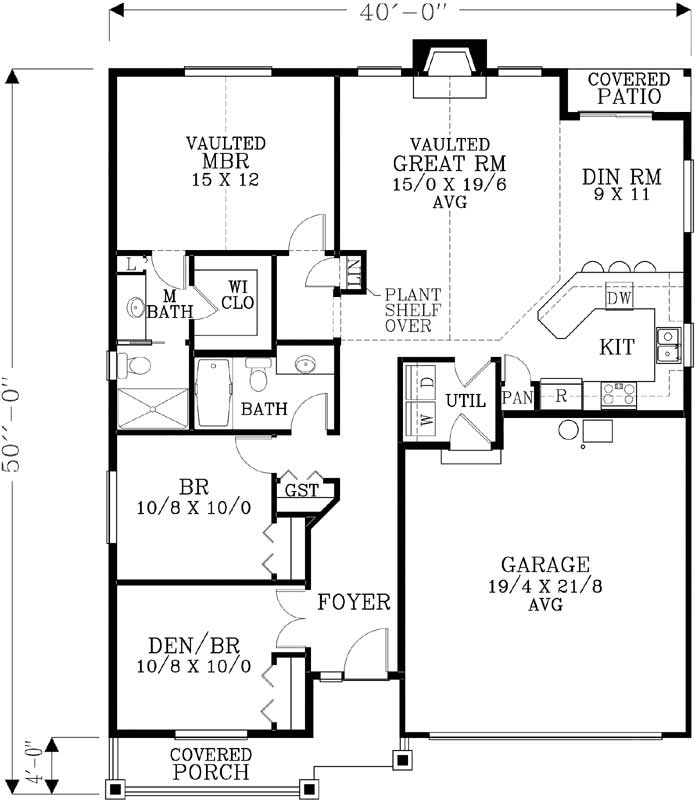 Main Floor Plan: 44-519