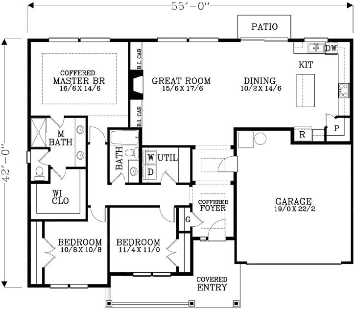 Main Floor Plan: 44-522