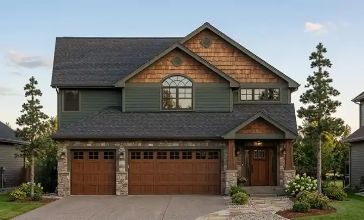 Craftsman house plans 44-523 - front exterior, 2,664 sq ft, 5 bed, 2 bath house plans | Monster House Plans