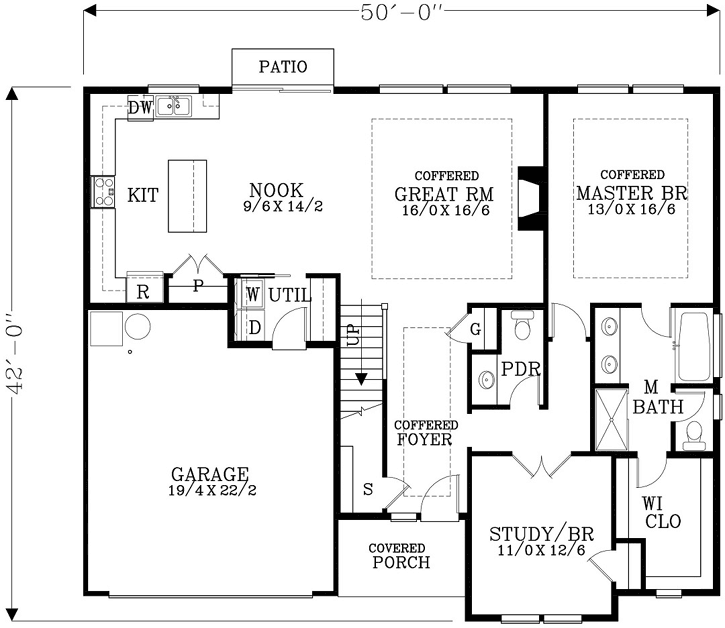 Main Floor Plan: 44-530