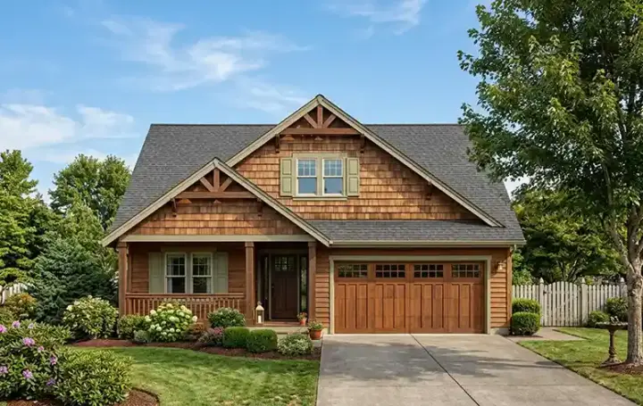 Craftsman house plans 44-532 - front exterior, 1,417 sq ft, 3 bed, 2 bath house plans | Monster House Plans