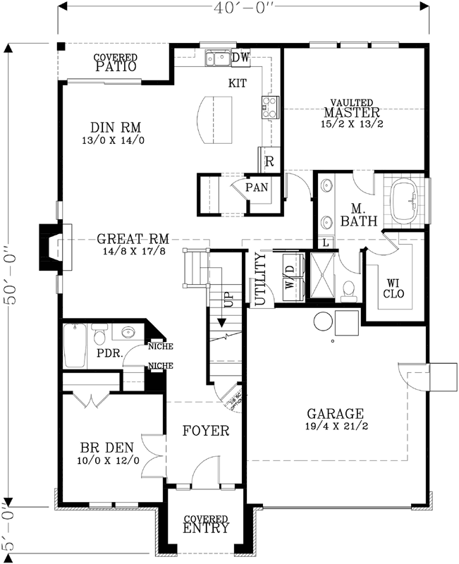Main Floor Plan: 44-542