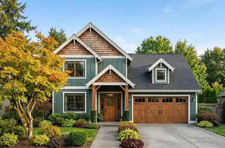 Craftsman house plans 44-543 - front exterior, 1,816 sq ft, 3 bed, 2 bath house plans | Monster House Plans