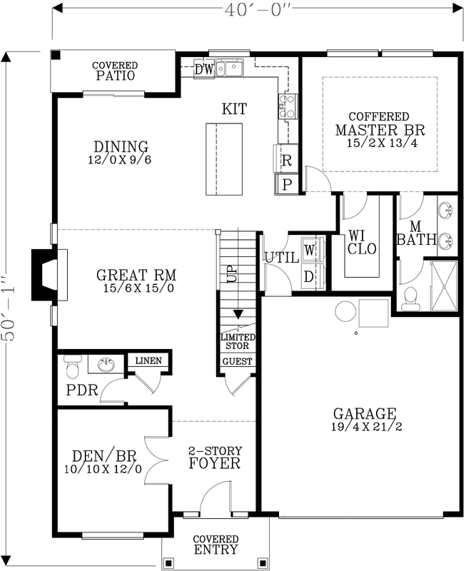 Main Floor Plan: 44-543