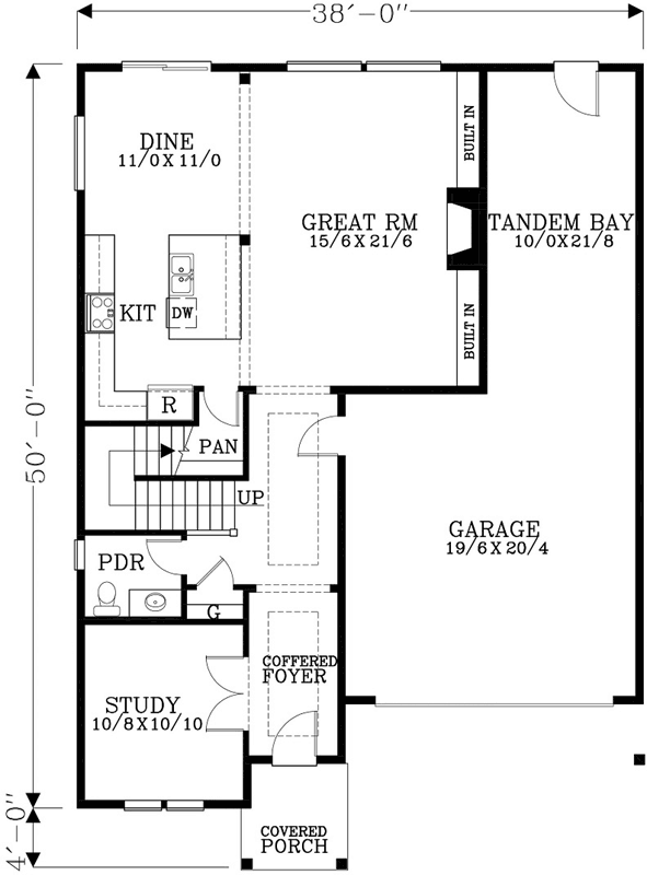 Main Floor Plan: 44-546