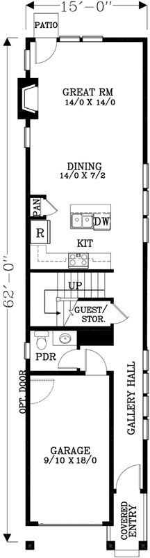 Main Floor Plan: 44-550