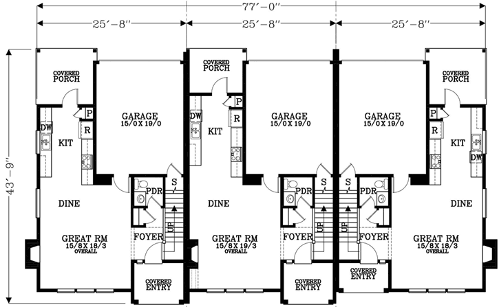 Main Floor Plan: 44-556