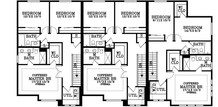Upper/Second Floor Plan: 44-556