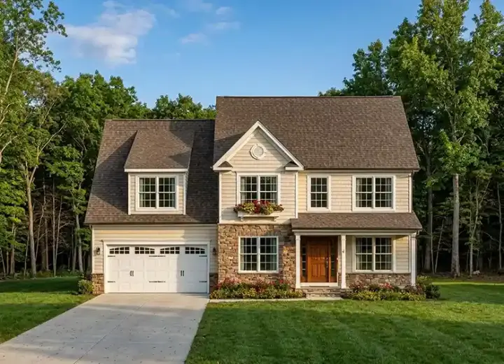 Country house plans 45-109 - front exterior, 2,113 sq ft, 3 bed, 2 bath house plans | Monster House Plans