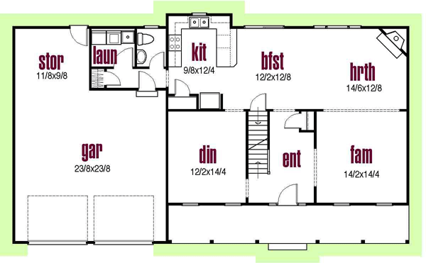 Main Floor Plan: 45-113