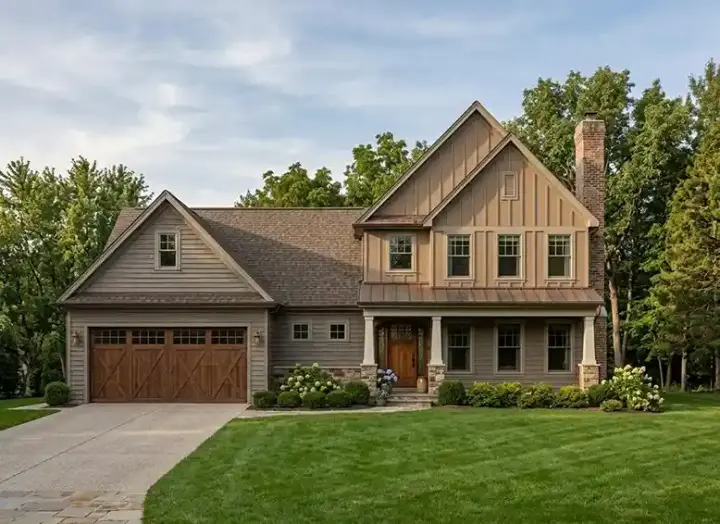 Craftsman house plans 45-115 - front exterior, 2,324 sq ft, 3 bed, 2 bath house plans | Monster House Plans