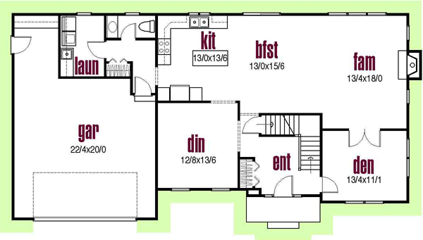 Main Floor Plan: 45-118
