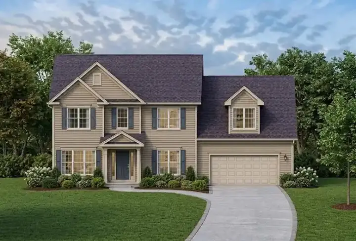 Country house plans 45-119 - front exterior, 2,538 sq ft, 4 bed, 2 bath house plans | Monster House Plans
