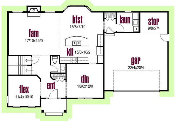 Main Floor Plan: 45-119