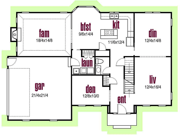 Main Floor Plan: 45-120