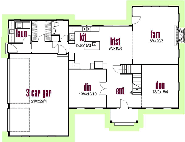 Main Floor Plan: 45-122